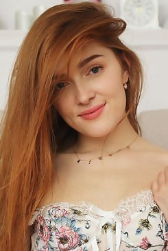 Jia Lissa in Floral Lingerie by Flora