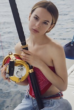 Debora A in Fishing by Milena Angel