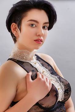 Chantal in Pearl Buttons by Albert Varin