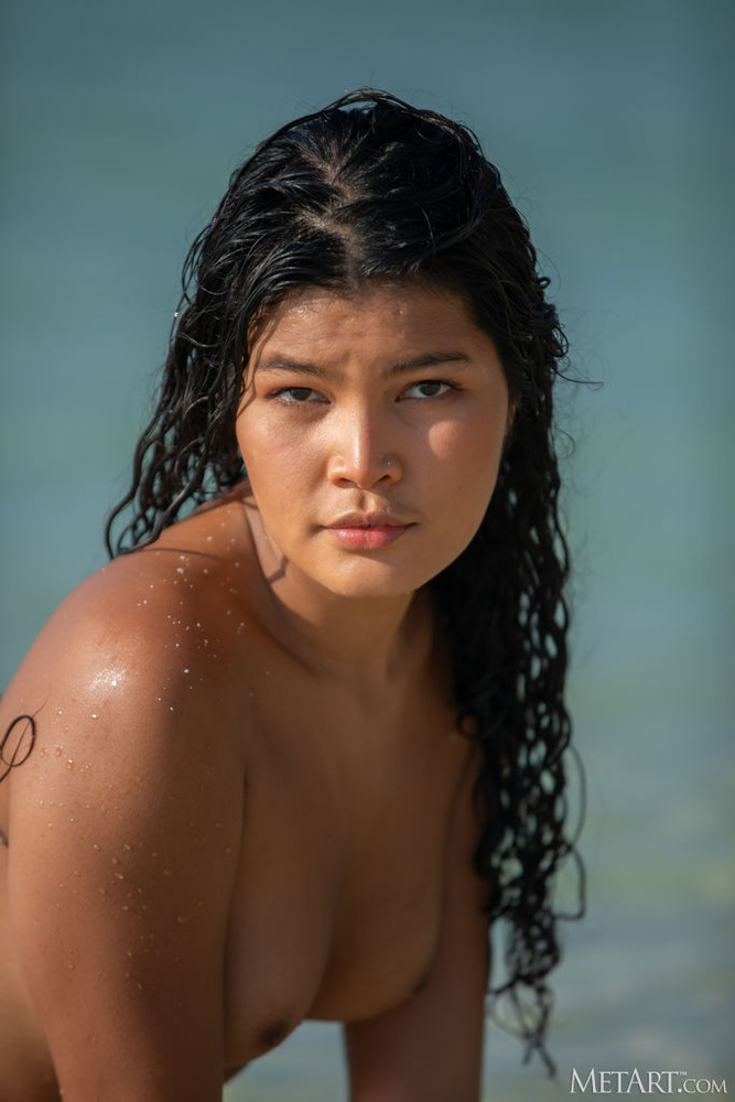 Kathai in Wet T Shirt by David Menich