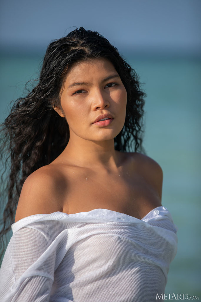 Kathai in Wet T Shirt by David Menich