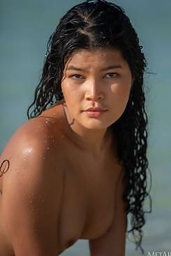 Kathai in Wet T Shirt by David Menich