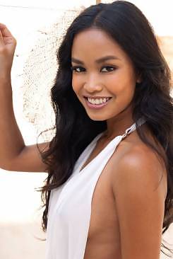 Putri Cinta in Naked Sheets by Indie Blake