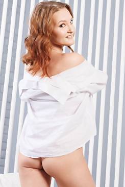 Olivia Westsun in Blue and White by Ron Offlin